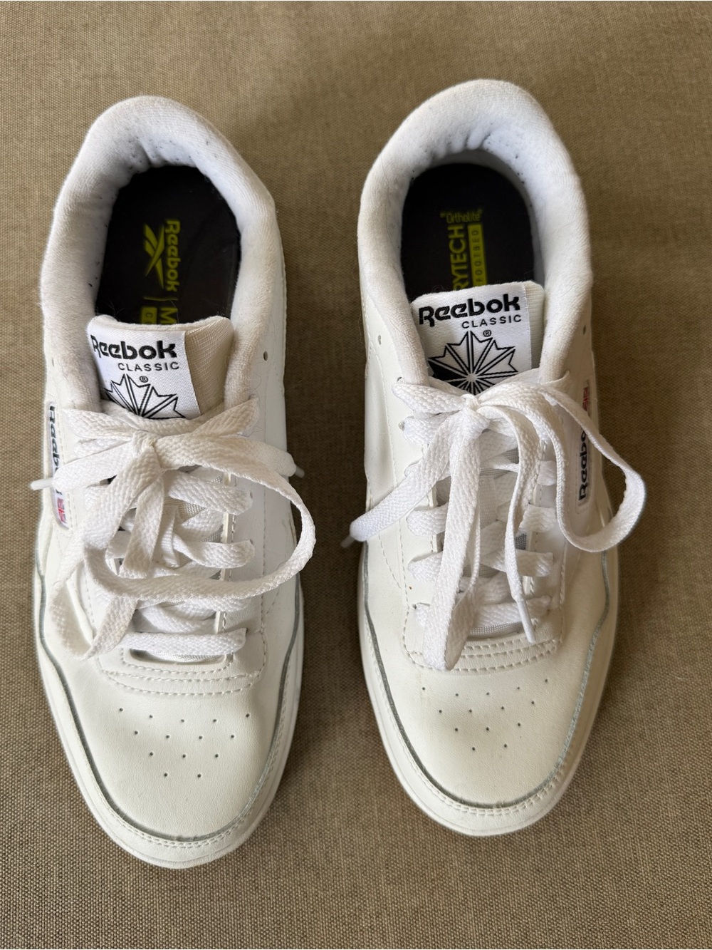 Men’s Reebok Classic White Leather Sneakers